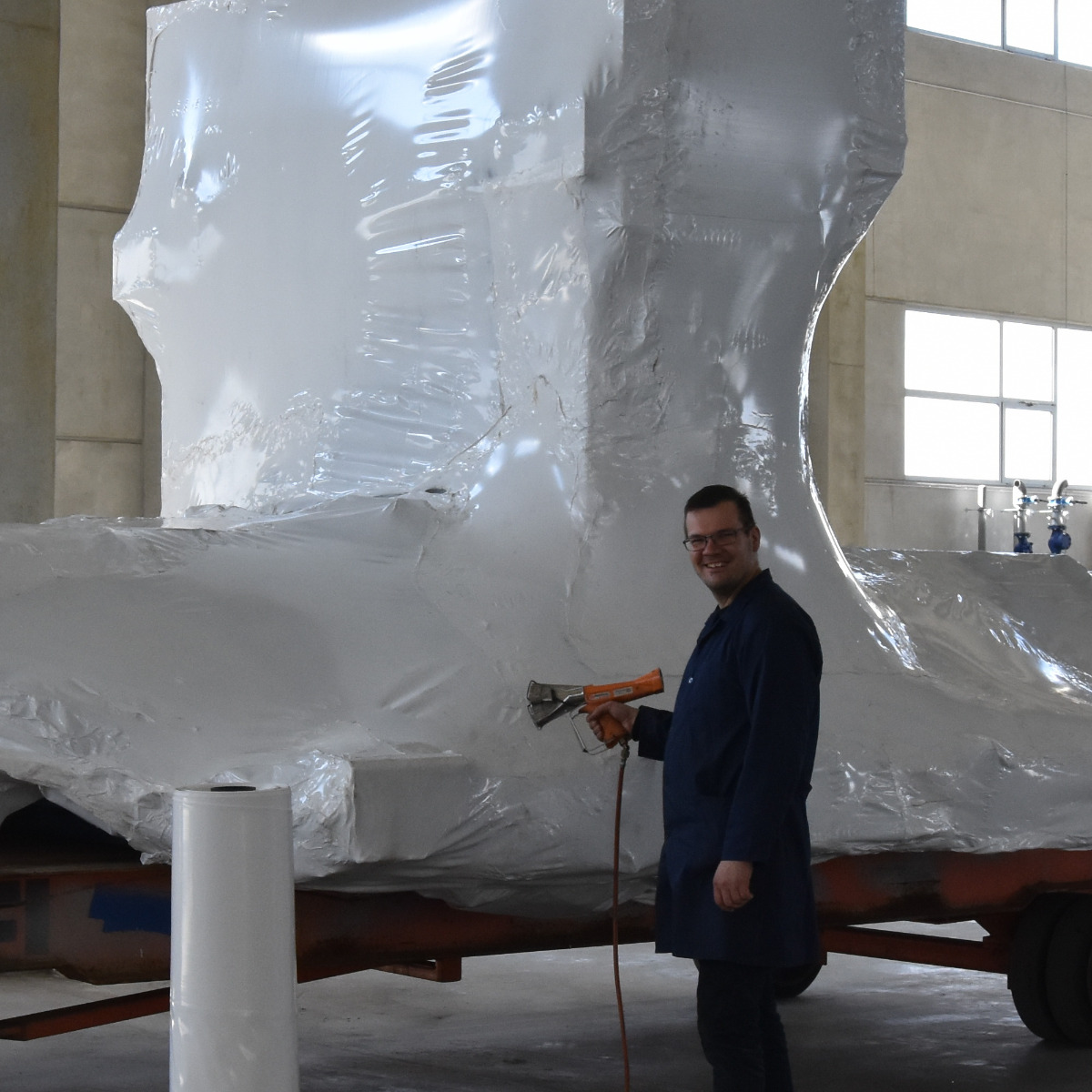 PE folija 4000×0,23 bijela UV 12 mjeseci